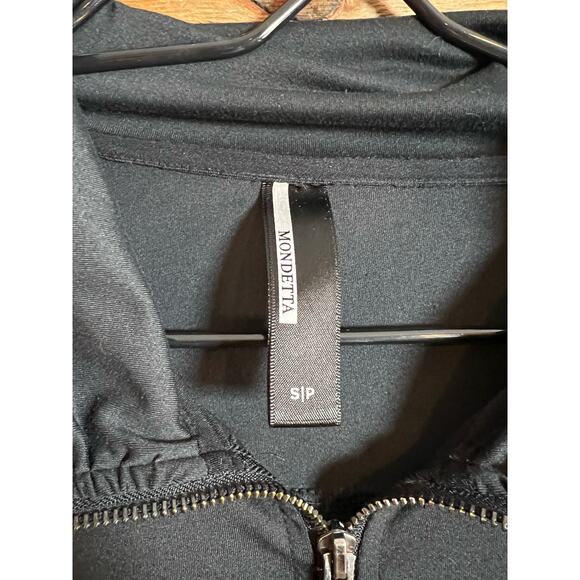 Mondetta Jacket Womens Size Small‎ Black Full Zip Lightweight Comfort Active - Picture 3 of 7